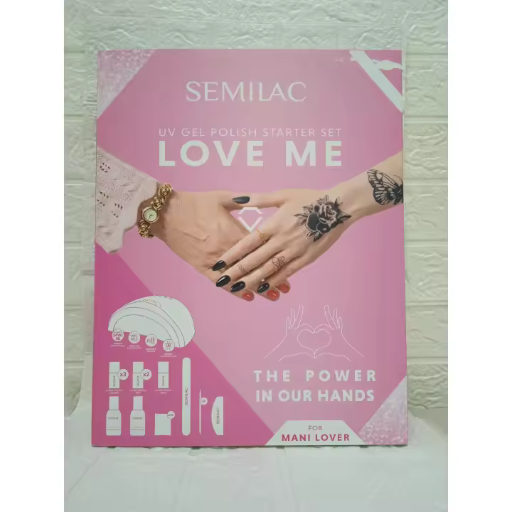 SEMILAC UV GEL POLISH STARTER SET LOVE ME - 1