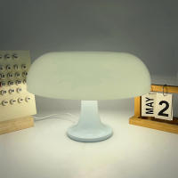 Lámpara De Mesa Creativa Y Moderna En Vidrio Para Decoración De Hotel Habitación Luz De Lectura Protección Para Los Ojos Con LED Tamaño 32*23CM - details 7