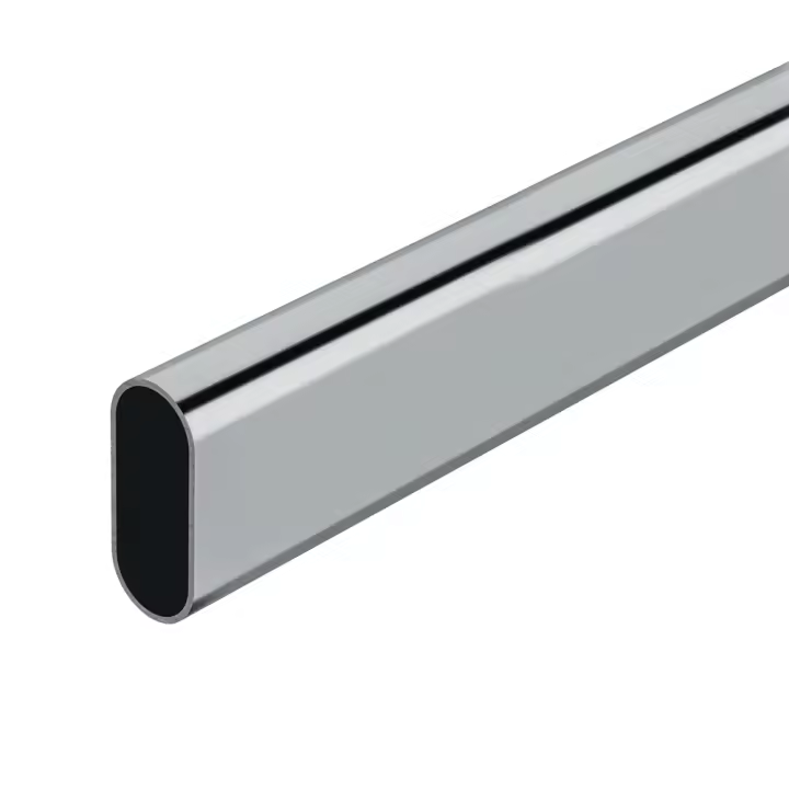 BARRA ARMARIO OVALADA CROMADA 150cm CINTACOR - STORPLANET - 1