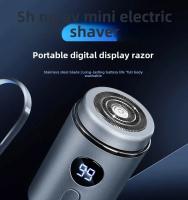 Afeitadora Eléctrica Portátil Para Hombres Con Pantalla Digital Recargable Por USB Gran Duración De La Batería Afeitadora Sin Agua - details 7