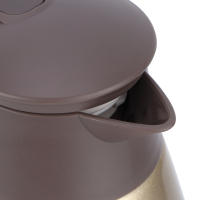 Hervidor de agua portátil de 2 l, de acero inoxidable 304, con aislamiento, para uso en el hogar y la oficina, dorado, con tapa para café, 2 l - details 3