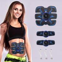 Estimulador Muscular EMS Recargable Por USB Trainer De Fitness Inteligente Dispositivo De Adelgazamiento Y Entrenamiento Abdominal Sin Cable - details 2