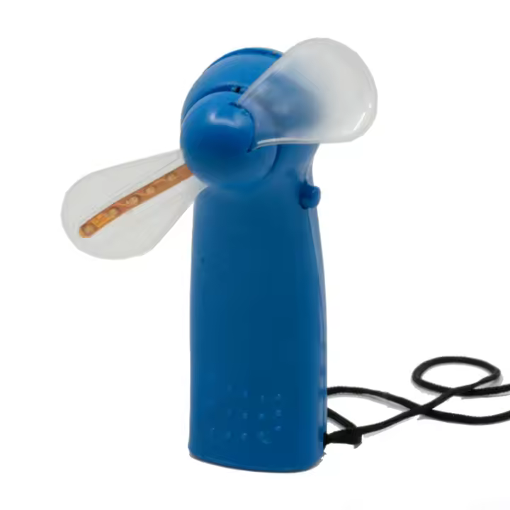 Pack de 10 Ventiladores Mano con luces Bravo King Color Azul - 1