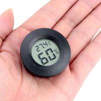 Mini Termómetro Y Higrómetro Redondo Electrónico Para Interior Con Pantalla LCD Medidor De Temperatura Y Humedad Para El Hogar - details 3
