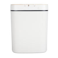 Basurero Automático Para Baño Con Sensor De Movimiento Y Pilas Recargables Fácil De Limpiar Para Sala De Estar - details 0