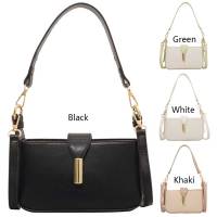 Bolso De Mano De Moda Cuadrado Tendencia Bolso Cruzado Con Correa Ajustable De Cuero PU Satchel Monedero Para Mujer - details 20