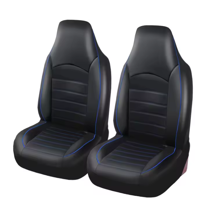 Funda universal para asiento de coche, Funda de cojín para asiento de cuero PU DE UNA Pieza para todas las - 1