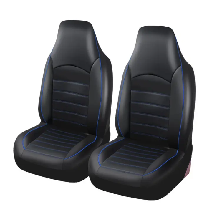 Funda universal para asiento de coche, Funda de cojín para asiento de cuero PU DE UNA Pieza para todas las - 1