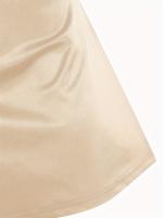 Vestido De Satén Va Va Voom Para Mujer 2024 Con Suspensión En La Cintura Estilo Sexy Y Club Manga Espagueti Largo Hasta La Rodilla - details 3