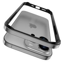 Estuche Protector De Aleación De Aluminio Para iPhone 16 12 13 14 plus 15 16 pro Max Bumper Ligero Compatible Con Apple Transparente - details 5