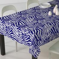 Mantel antimanchas tela resinada Impermeable, Diseño Moderno y Lavable en Azul, Teja y Verde. Hulehule Tex - CONGO - details 2