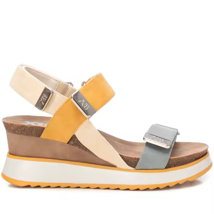 Sandalias Cuña Mujer Xti 142822 Amarillo 106296  MARCAS MUJER Sandalias Sandalias cuña-plataforma Sandalias Sport Xti - 1