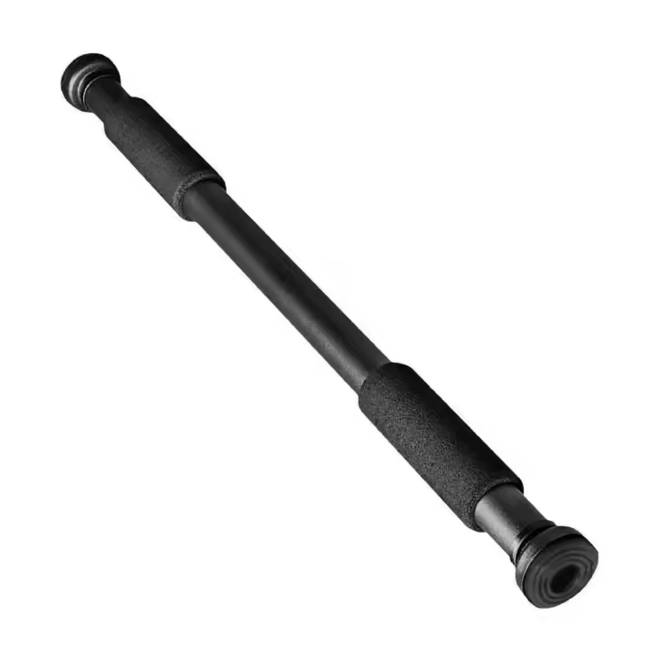 HxG Barra de Dominadas Ajustable · Extensible de 62–100 cm · Acero Reforzado · Agarre Antideslizante · Soporta hasta 100 kg · Montaje sin Taladro o Atornillada · Multifuncional para el marco de Puerta o Pared · Color Negro - 1
