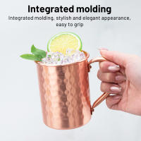 Copa De Mule Moscú De Cobre Puro 450ml 16.0oz Copa De Cerveza Y Café Duradera Para Bebidas Y Leche Vaso De Metal Puro - details 2