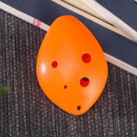 Flauta Cerámica Con 6 Agujeros Silbato Portátil Con Libro De Canciones Y Cadena De Cuello Instrumento Musical Para Niños Regalos Para Niños - details 0
