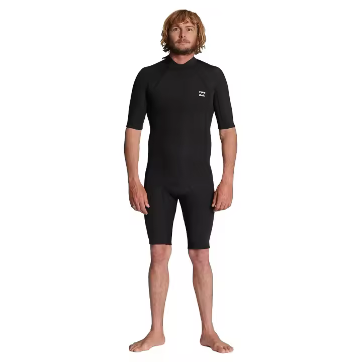 Billabong Traje De Neopreno De Manga Corta Con Cremallera En La Espalda Absolute - 1