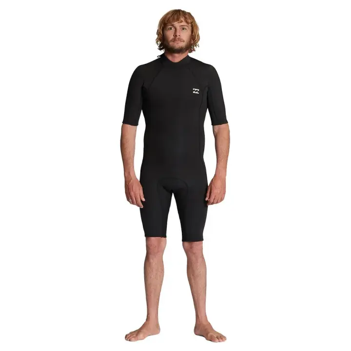 Billabong Traje De Neopreno De Manga Corta Con Cremallera En La Espalda Absolute - 1