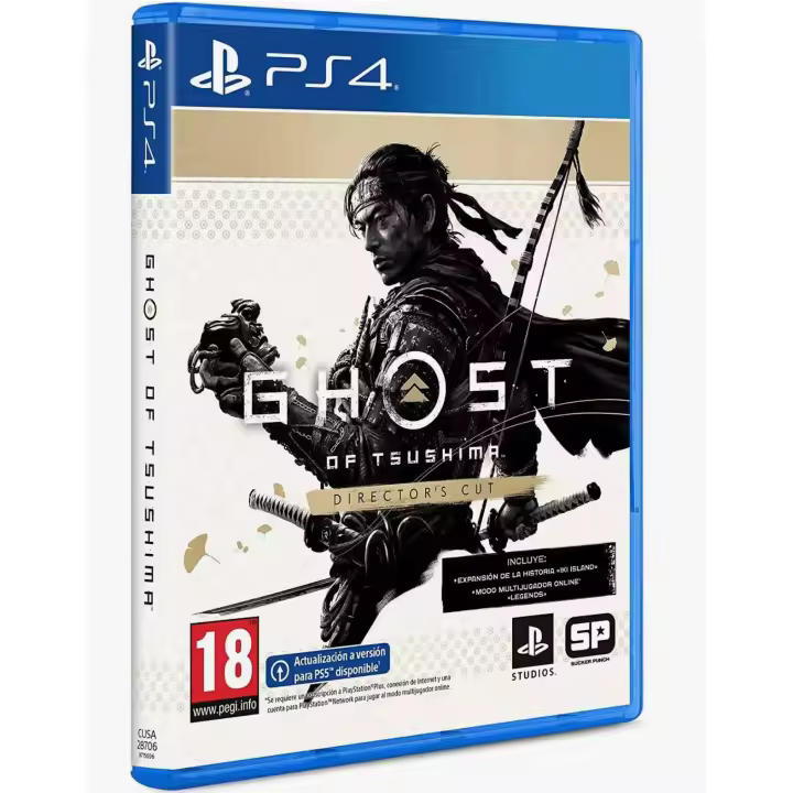 GHOST OF TSUSHIMA DIRECTOR’S CUT PS4 PAL ESPAÑA NUEVO PRECINTADO ESPAÑOL FISICO - Videotec - 1