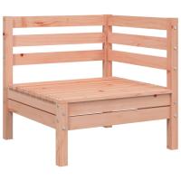 vidaXL Sofá de esquina de jardín madera maciza de pino Pino natural, Marrón cera, Douglas natural Conjunto Terraza Muebles Jardín Exterior Juego de Muebles de jardín Mueble Jardín Exterior Muebles de Salon Exterior - details 1