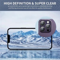 Protector De Lente De Cámara De Metal Para iPhone 14 13 15 pro Max 12 Mini 14 plus 14Pro 13Pro 15Pro I15 Cubierta De Vidrio Accesorios - details 3