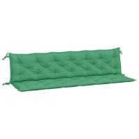 vidaXL Cojines de banco de jardín 2 uds tela Oxford 200x50x7 cm Color Antracita,  Gris,  Crema y mas Cojín Decorativo de Asiento Cojines de muebles de salon - details 12