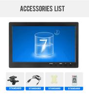 Monitor De Coche KTYDKP De 10.1 Pulgadas Con VGA Para Pantalla De Seguridad Doméstica Y Reproducción De MP5 Puerto USB Para TV Y PC - details 5