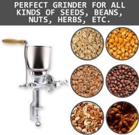 Molinillo de maíz manual, herramienta de Cocina útil con Tolva Grande ajustable para maíz, café, Trigo, avena, Nueces, Hierbas, especiales, Semillas, molinillo ideal para restaurantes, cocina comercial y panaderías. - details 3