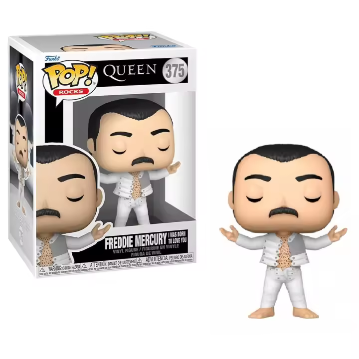 FUNKO POP! QUEEN - FREDDIE MERCURY (I WAS BORN TO LOVE YOU), 75375, Nº375, TIENDA CON LICENCIA OFICIAL - 1