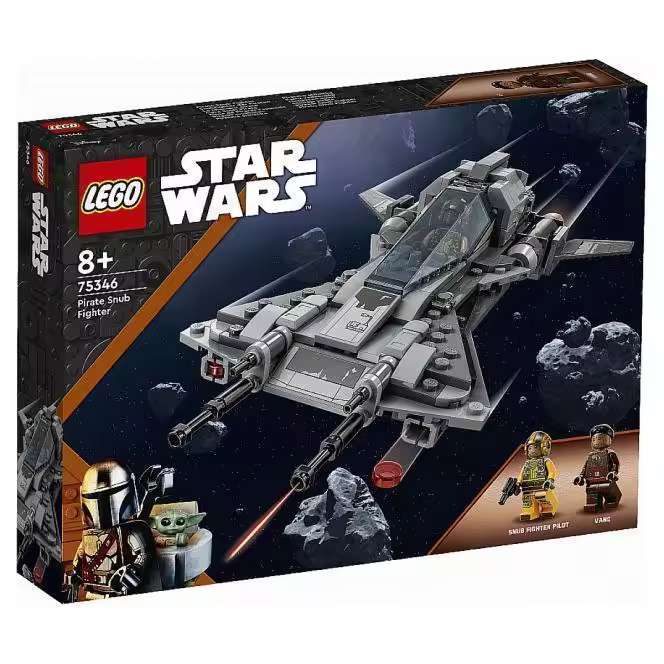 Lego Star Wars Pirate Snub Fighter con 2 minifiguras: el piloto de caza Snub y Vane con una espada - 75346 - 1