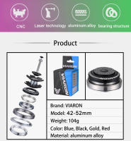 Viaron Juego De Cabezal De Bicicleta MTB 52Mm/42Mm Ciclismo Montaje De Manillar Tornillo Caja De Rodamientos Montaña VTT Copas De Cabezal - details 0