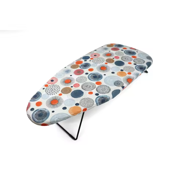 Jata Tabla de Planchar de sobremesa con Superficie de 75 x 34 cm, Válida para Colgar, Ocupa Poco Espacio, Funda de algodón, Gris Y Blanco - HPLA8214/HPLA5213 - 1