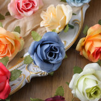 10/20PCS Rosas Artificiales Para Decoración De Casa Boda Fiesta Navidad Jardín Arco De Flores Silken Decoración De Pastel De Cumpleaños - details 2