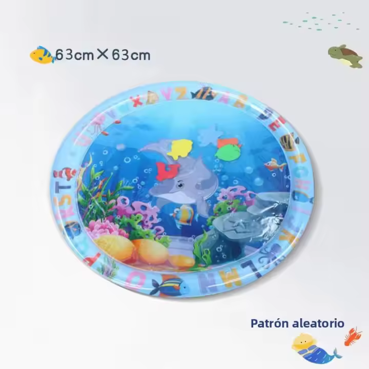 Alfombra De Juego Sensorial De Agua Para Gatos Y Perros Inflable Gruesa Con Sensación De Mar Para Refrescar Al Animal - 1