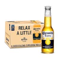 Corona Cerveza, CAJA de 24 Botellas x 21 cl, Cerveza Coronita Extra Lager Ligera y Refrescante, 4,5% Volumen de Alcohol Cerveza Mexicana la mas fina calidad de confianza - details 2