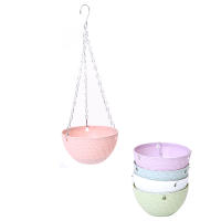 Macetas Colgantes Para Balcón En Imitación De Rotura Tejido Rattan Soporte Para Plantas Decoración De Jardín Y Interior - details 2