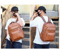 Mochila De Cuero PU with Carga USB para hombre, Morral grande para Orden portátil, mochila Escolar para adolescentes y niños, alta calidad - details 4