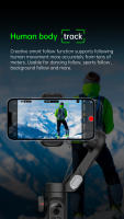 AOCHUAN 3-Axis Handheld Gimbal Stabilizador SmartXE Para Smartphone Compatible Con iPhone Android Con Rastreo De Rostro AI Vlog TikTok - details 13
