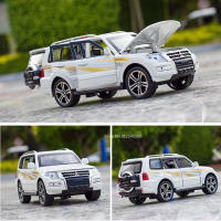 MITSUBISHI PAJERO De 1/32 En Aleación Modelo De Coche SUV Simulación Con Neumáticos De Goma Puertas Abrejanelas Juguetes Para Niños - details 6