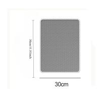 Alfombra De Arena Para Gatos Doble Capa Impermeable Antideslizante Lavable Regalo Para Jaula De Gatos Alfombra De Cama Para Limpieza - details 3