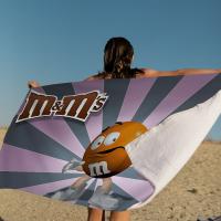 Toalla De Playa Y Baño Anime M&M Snacks Para Niños Absorbente Y Suave Para Viajes Camping Gimnasio Tamaño 30x30 Cm 30x60 Cm 76x182 Cm 50x100 Cm - details 10