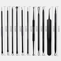Kit De 11 Piezas De Acero Inoxidable Para Extracción De Espinillas Y Comedones Herramienta De Eliminación De Acné Con Estuche - details 4