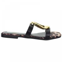ISTERIA 25099 001 Sandalias planas de Mujer 36024 25V ESCLAVA ADORNO METAL NEGRO - details 3