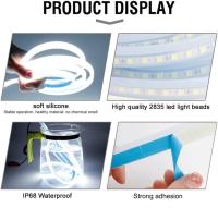 Tira De Luz LED Universal Para Motor De Coche 150cm 180cm 12V Impermeable Guía Para Luz Diurna DRL Decorativa Para Parachoques De Coche - details 5
