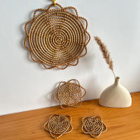 Mantelones De Rotura Hechos a Mano Bohemios Modernos Tapetes Para Mesa De Comedor a Prueba De Golpes Decoración De Boda Para Cocinas - details 0
