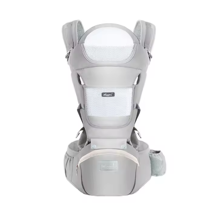 Pequeños, Bebés, Padres recién nacidos (7-45 Libras), adecuado para todas las Estaciones Portabebés, versátiles portabebés 9 en 1 con almohadilla lumbar, mochila portabebés para niños - 1