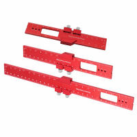 Regla De Bolsillo De Precisión 1/3Pcs Metal Con Escala De Pulgadas Y Metrás Aluminio Para Trabajos De Carpintería Con Parada De Deslizamiento Tipo T Para Scriptor - details 0