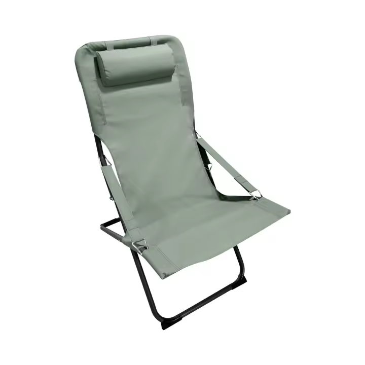 Silla Reclinable Rebecca Muebles Sundian 88x63x83 Poliéster Arce Verde Oscuro Gris - 1