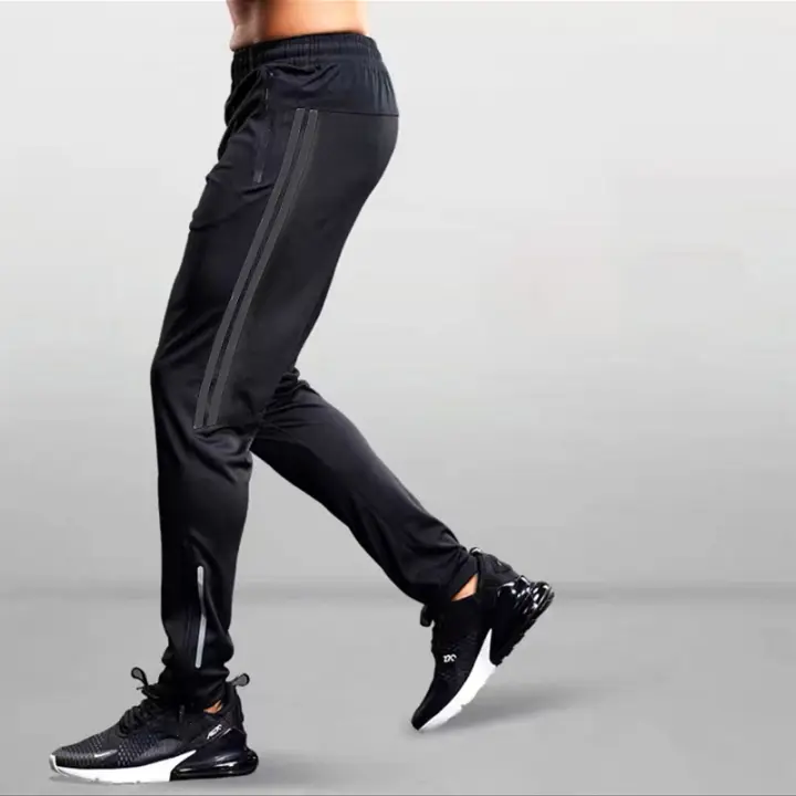 Pantalones De Correr Para Hombre Fitness Gimnasio Entrenamiento Deportes Bottoms De Running Sudaderas Talla True Elastic Waist Quick Dry Transpirables Absorbentes De Sudor - 1