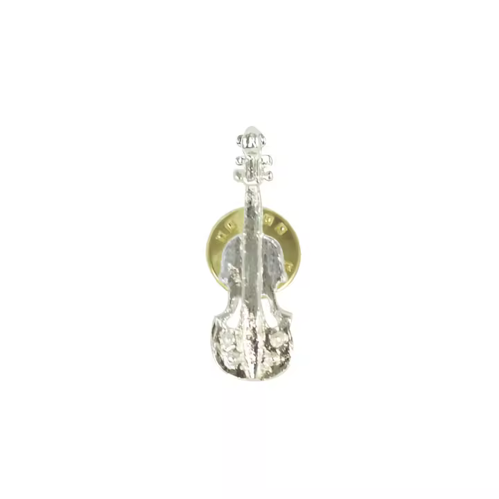pin violin ftp011 color plateado medida largo: 3,3cm. - 1