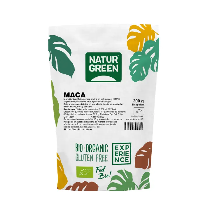 Naturgreen Maca Andina Ecológica En Polvo 200G - 1